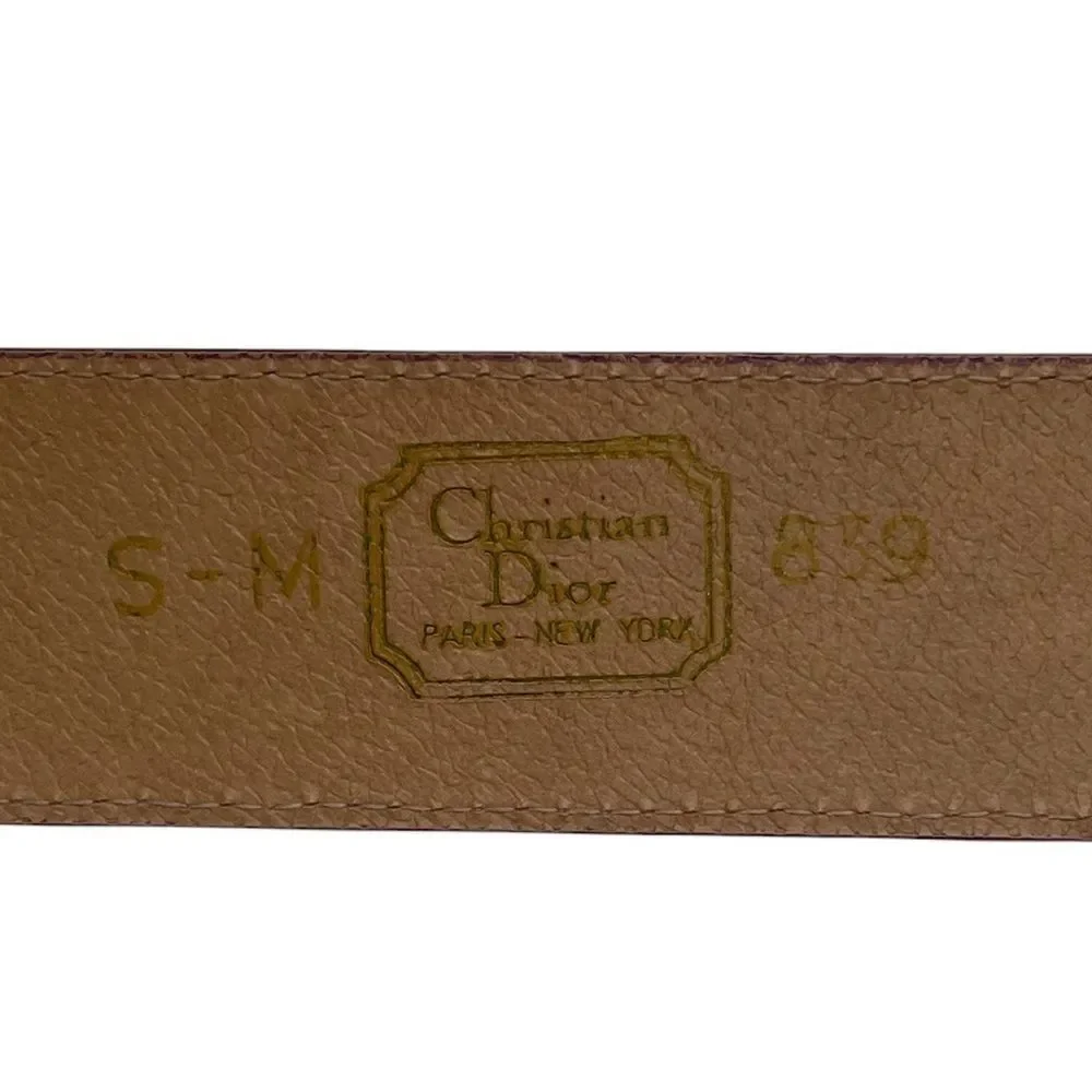 Vintage Christian Dior Belt Purple Size Small/Medium
